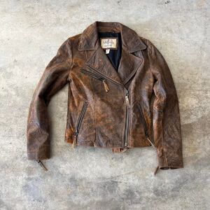 Wilson Vintage Leather Jacket Womens size S